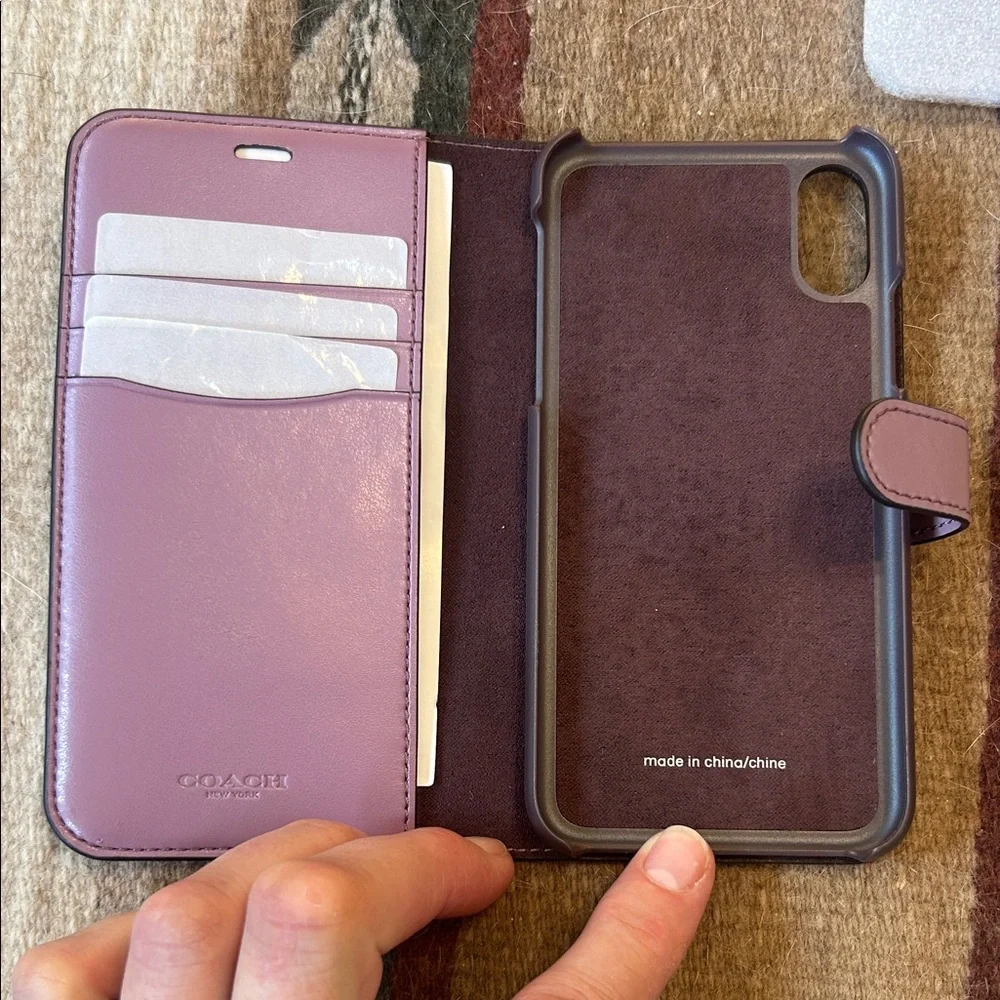 Coach Floral Monogram iPhone XR Case Wallet